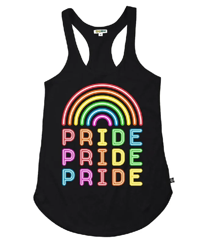 Neon Pride Racerback Tank Top flowy tank top