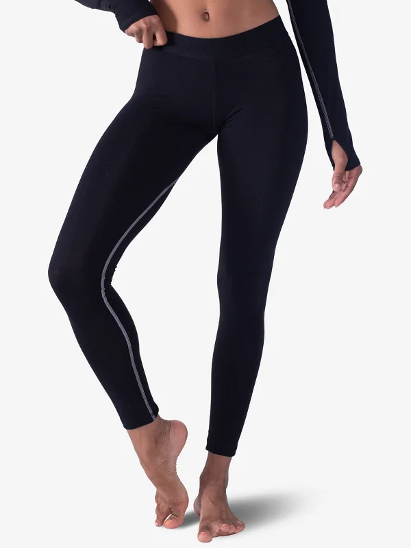 Women's Merino Fusion Base Layer Pant Chic Slim Fit Pants