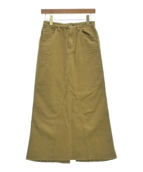 Healthy DENIM Long/Maxi length skirts tiered skirt playful