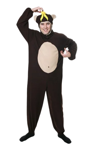 Adults Monkey Jungle Book Day Animal Fancy Dress Costume Tunics Recommended stylist