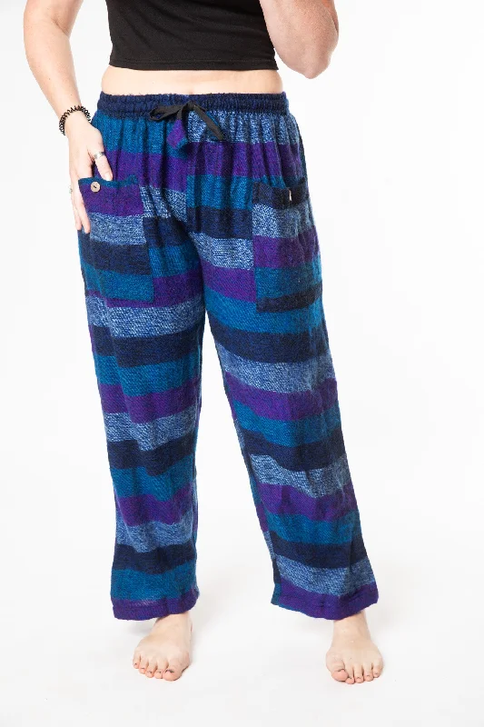 Kambala Fuzzy Blanket Pants Classic Stretch Pants