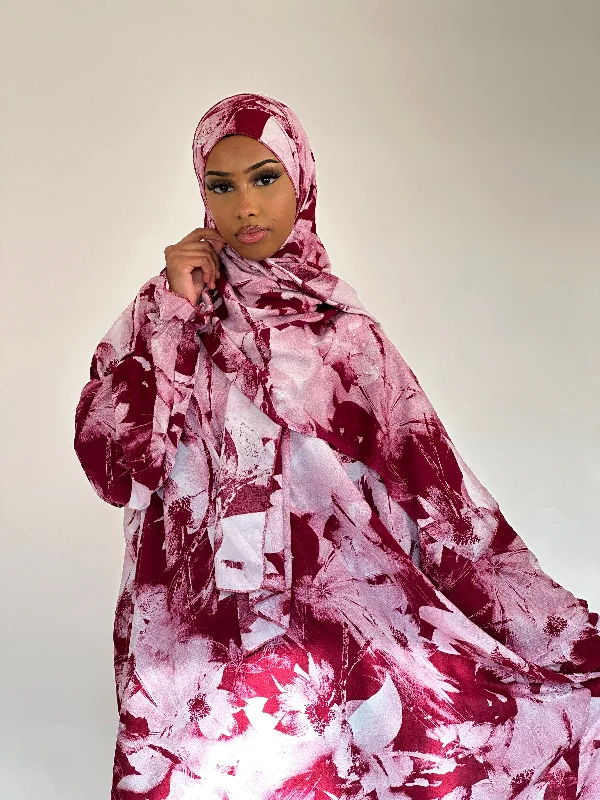 EverythingPink one piece islamic prayer dress Tunics Corduroy durable