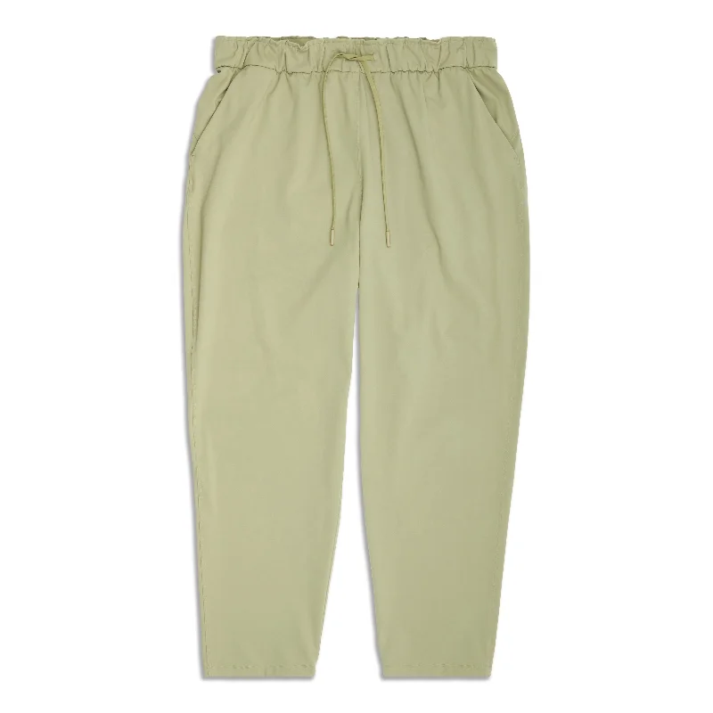 Stretch High-Rise Pant 7/8 Length - Resale Comfy Cargo Trousers