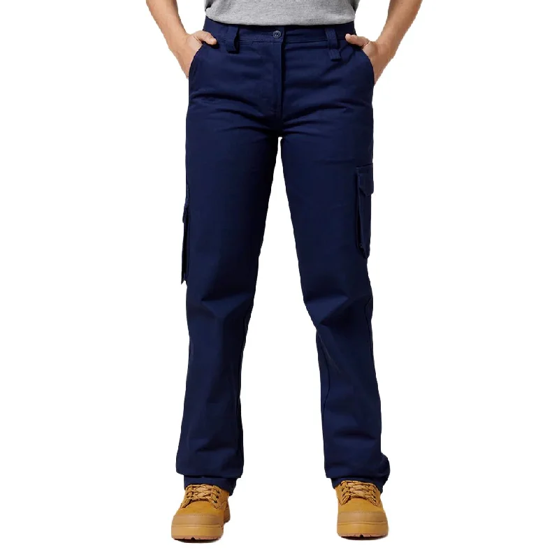 Hard Yakka Women's Cotton Drill Cargo Pant (Y08850) High-Waist Jeans