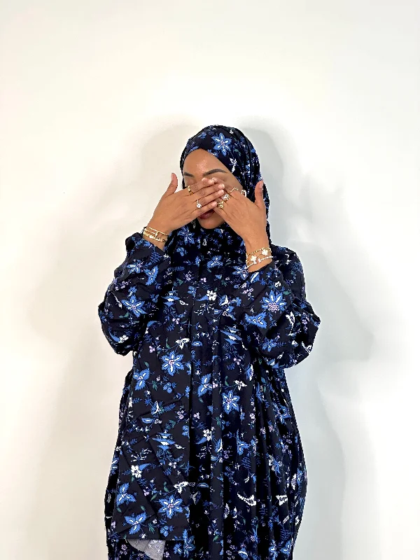 Night one piece islamic prayer dress Tunics Winter warm