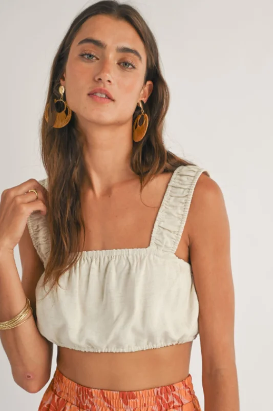 Dune Breeze Crop Tank stylish tank top
