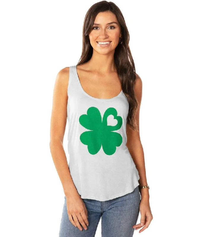 Women's Classy Clover Tank Top comfortable tank top