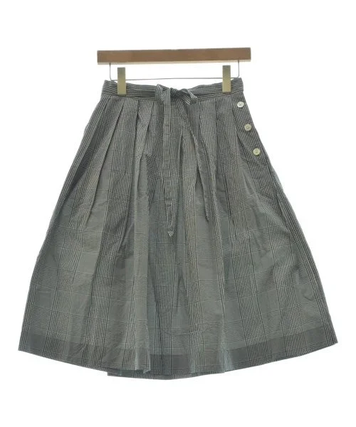MARGARET HOWELL Knee length skirts velvet skirt plush