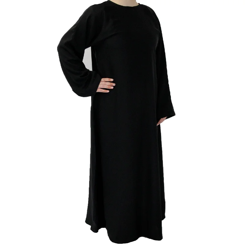 Hijaz Korean Nidha Lightweight Abaya Dress Kaftan For Women with Pockets Tunics Sophisticated sleek