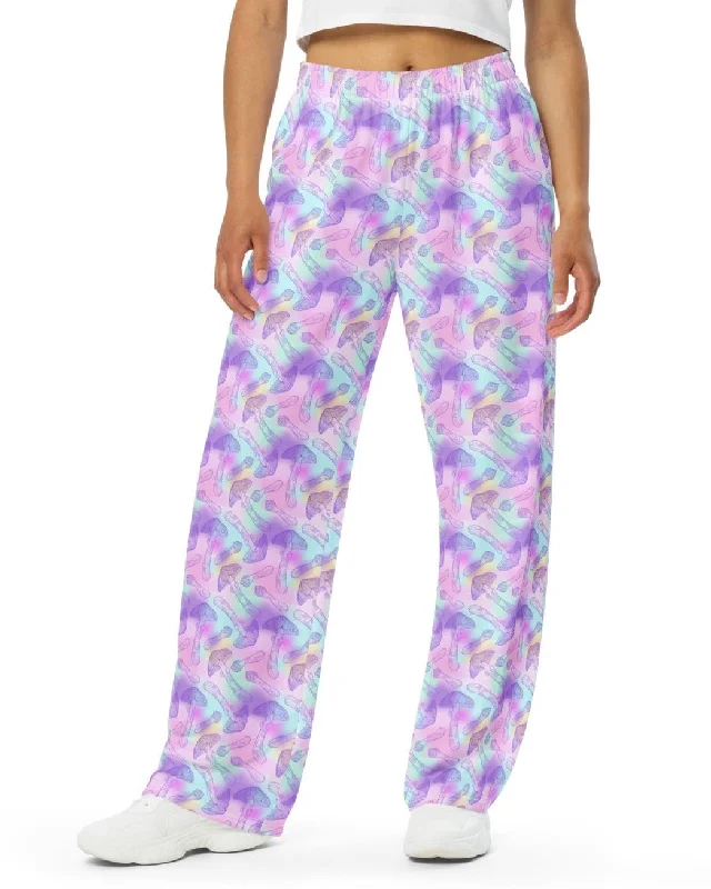 Mad Catter Wide Leg Pants Comfortable Denim Trousers