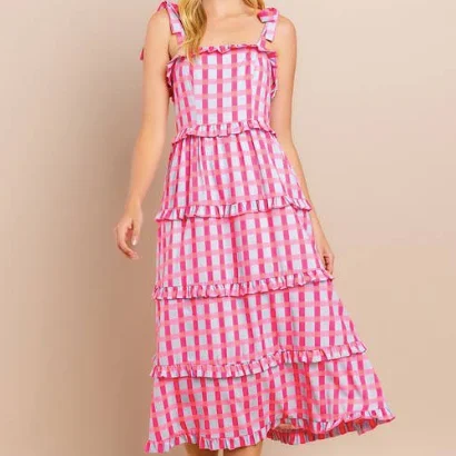 Checkmate Dress Tunics Denim casual