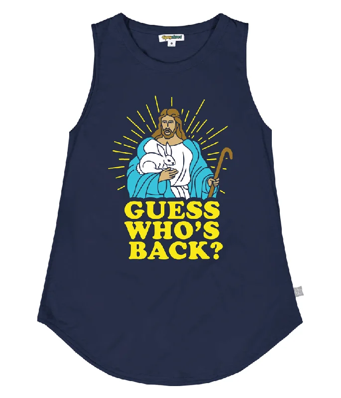 Women's Guess Who's Back Tank Top sexy tank top