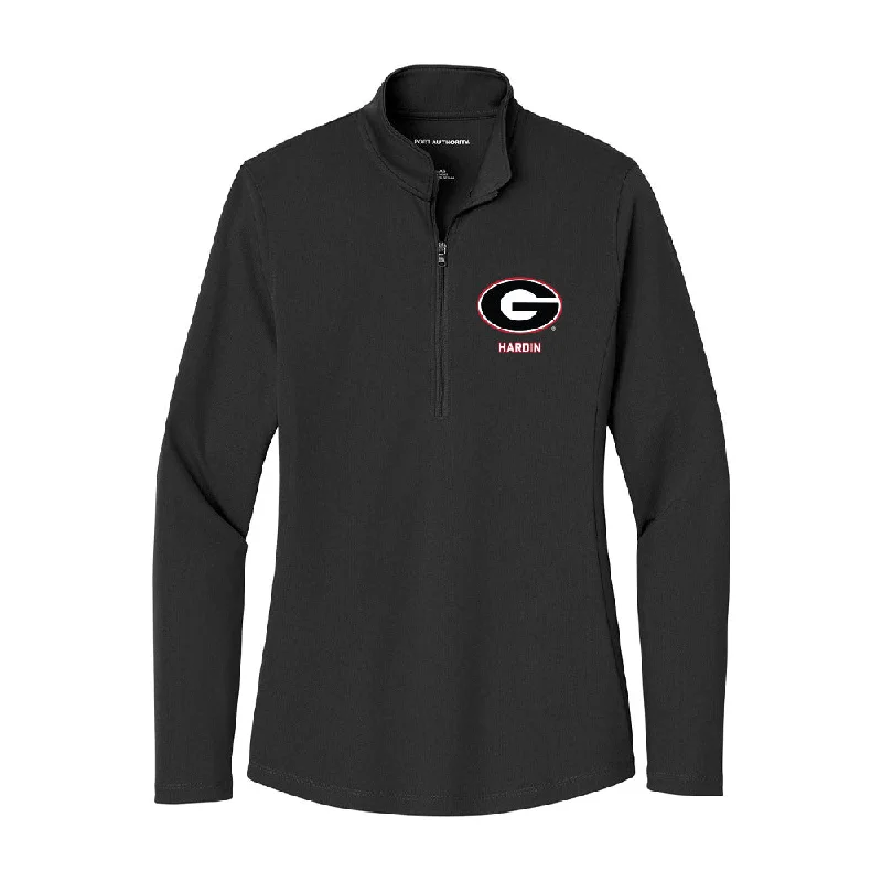 Georgia - NCAA Women's Soccer : Cate Hardin - Women's Lightweight Quarter Zip Jacket Hoodie Zip-Up Jacket Button-Up Jacket
