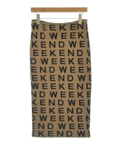 MAX MARA WEEK END LINE Knee length skirts silk skirt sleek
