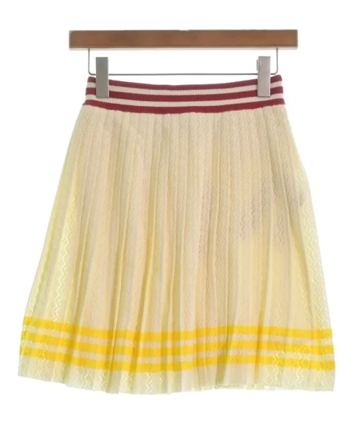 GUCCI Mini skirts linen skirt natural