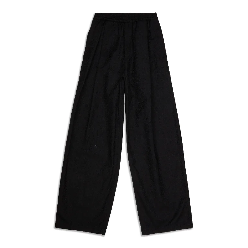 LAB Jacquard Wide-Leg Pant - Resale Comfortable Jogging Pants