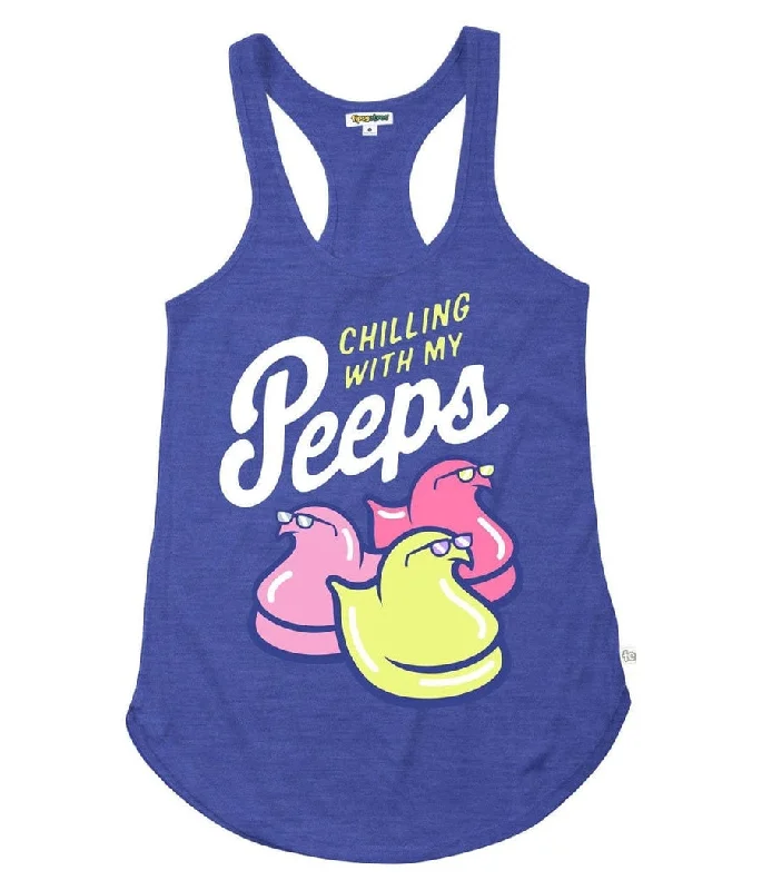 Women's Chillin' With My PEEPS® Tank Top grey tank top