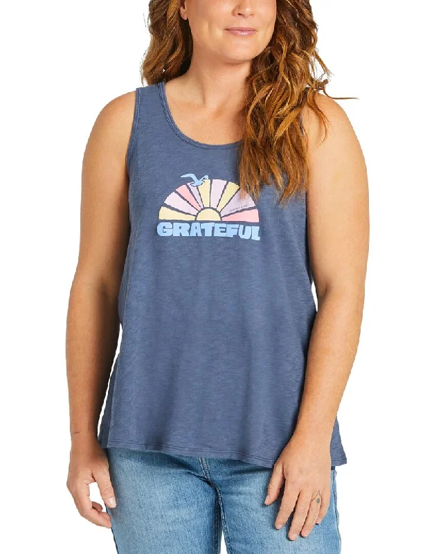 Life is Good Tank ivory tank top