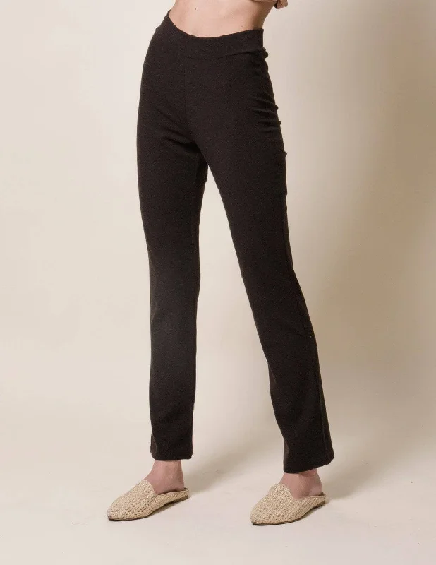 Classic Ponte Knit Pants Comfortable Jogger Trousers