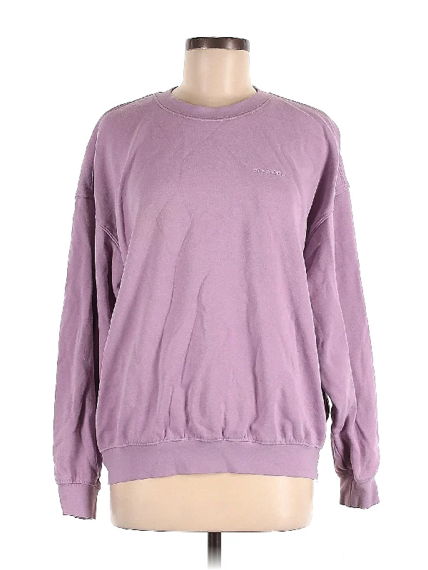 Sweatshirt Hoodie with Half-Zip Sporty Casual