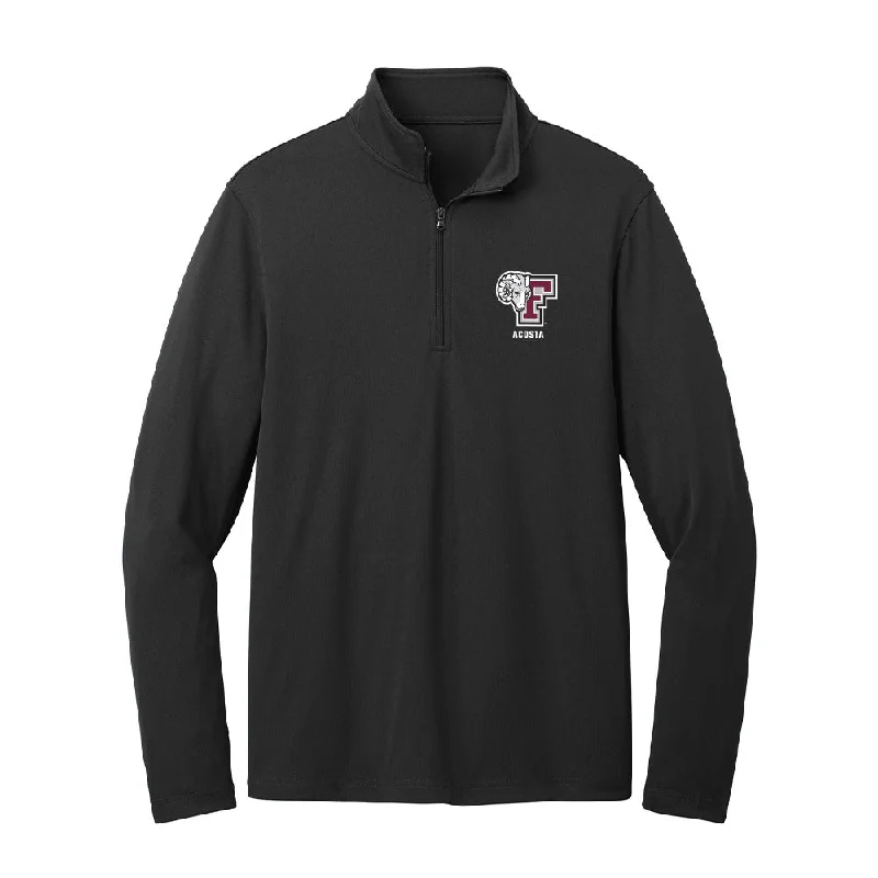 Fordham - NCAA Women's Soccer : Julia Acosta - Lightweight Quarter Zip Jacket Bomber Jacket Anorak Windbreaker