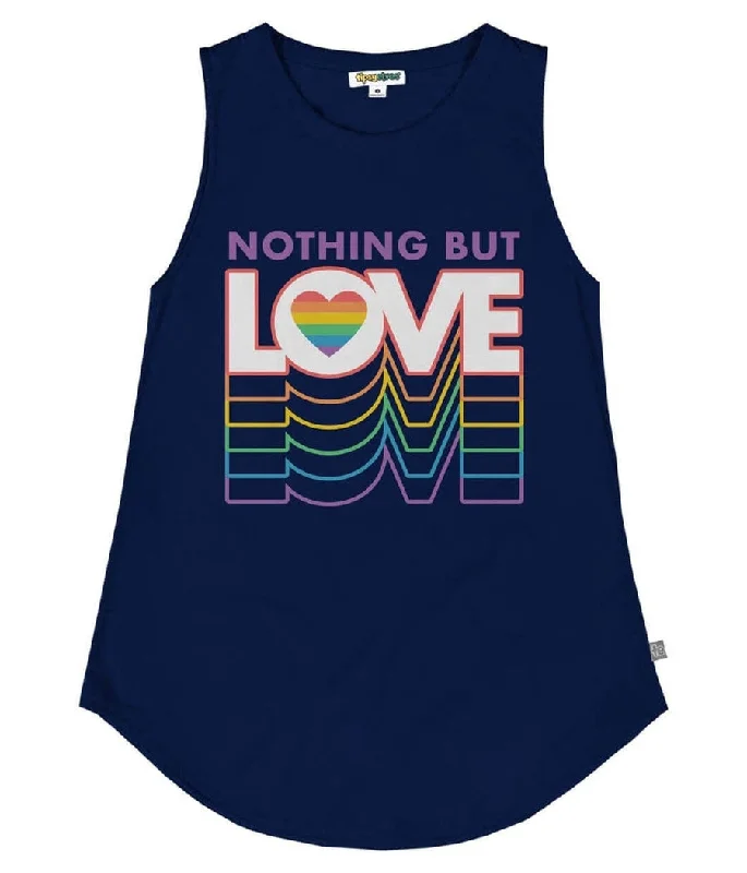 Nothing But Love Crew Scoop Tank Top athletic tank top