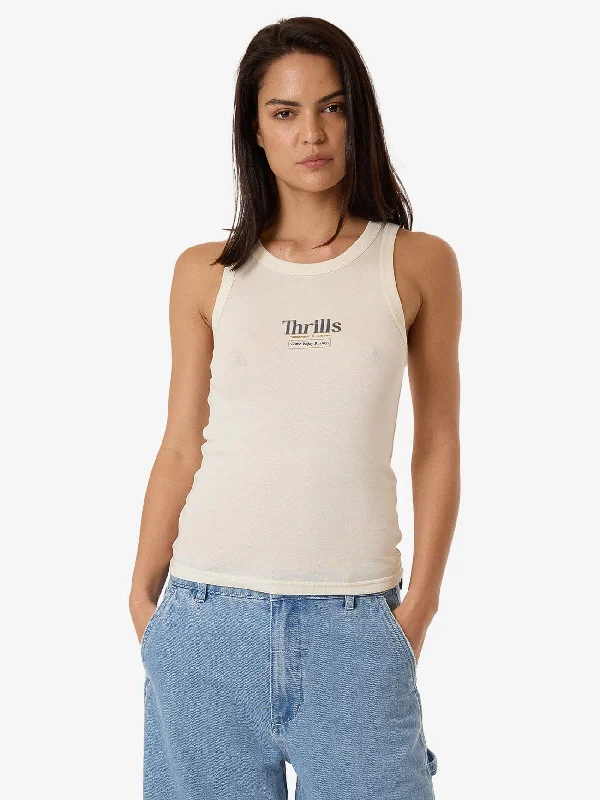 Higher Road Sloane Tank - Unbleached modal blend tank