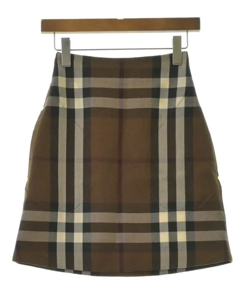BURBERRY Mini skirts cashmere skirt fine