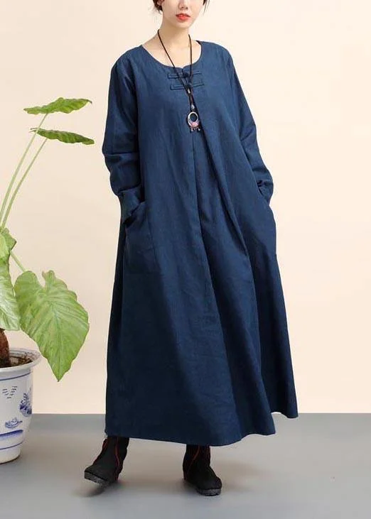 Organic O Neck Pockets Spring Dresses Fashion Ideas Navy Dresses