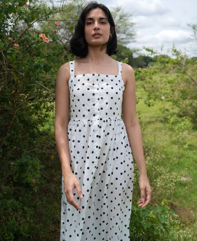 Pearl Polka Dress