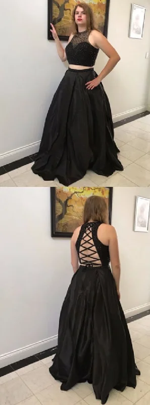 Elegant O-Neck A-Line Prom Dresses   cg12059