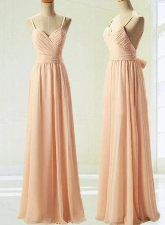 Pink Bridesmaid Dresses,  Simple Pretty Soft Pink Prom Dresses, Lovely Party Dresses Tunics Ceremony elegant