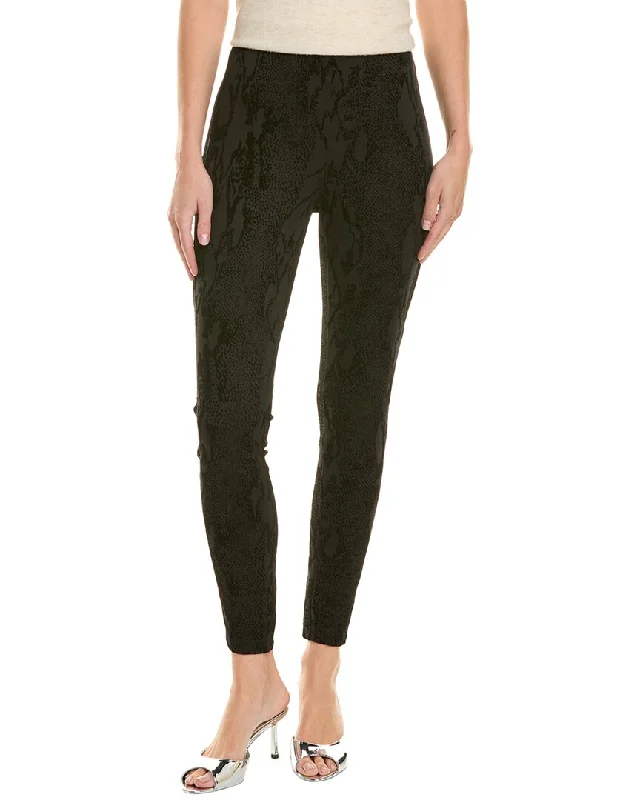 Nanette Nanette Lepore Velvet Burnout Legging Trendy Foil Finish Leggings