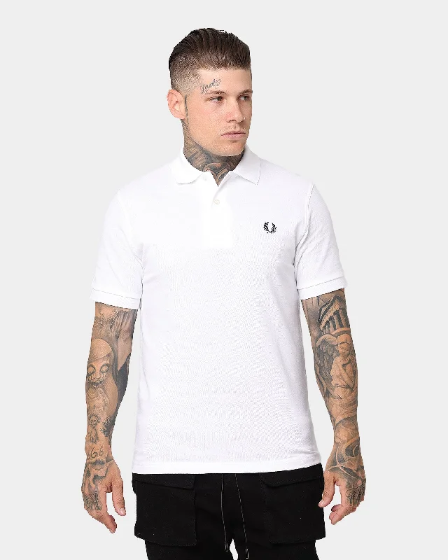 Fred Perry The Original Fred Perry Shirt White Solid Color Striped Floral