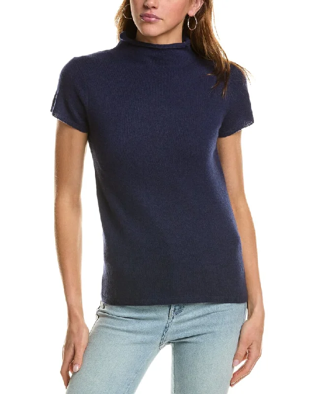 InCashmere Turtleneck Cashmere T-Shirt Anti-Shrink Durable Soft