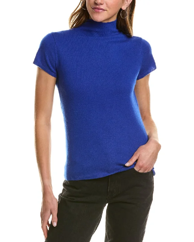 InCashmere Turtleneck Cashmere T-Shirt Elasticated Padded Insulated