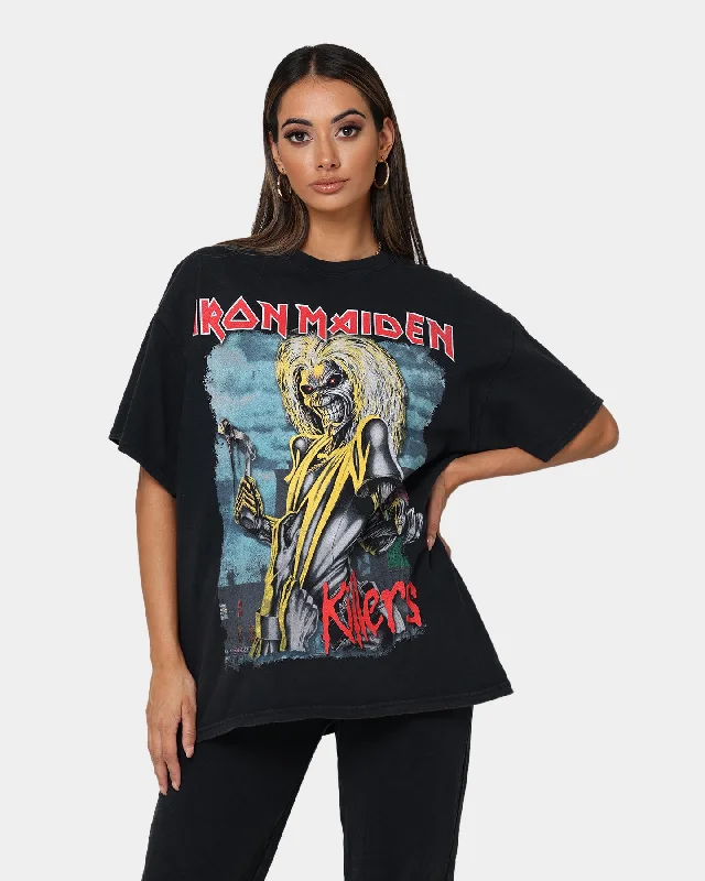 Iron Maiden Killer Short Sleeve T-Shirt Black Wash Anti-Shrink Durable Soft