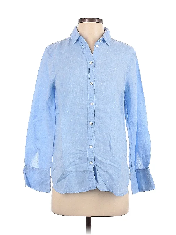 Long Sleeve Button Down Shirt Layered Multi-layer Single Layer