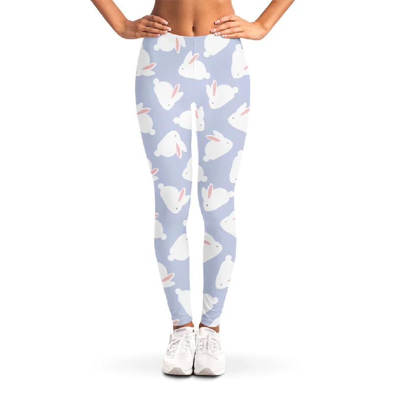 Mini Rabbit Pattern Print Women's Leggings Comfortable Printed Workout Leggings