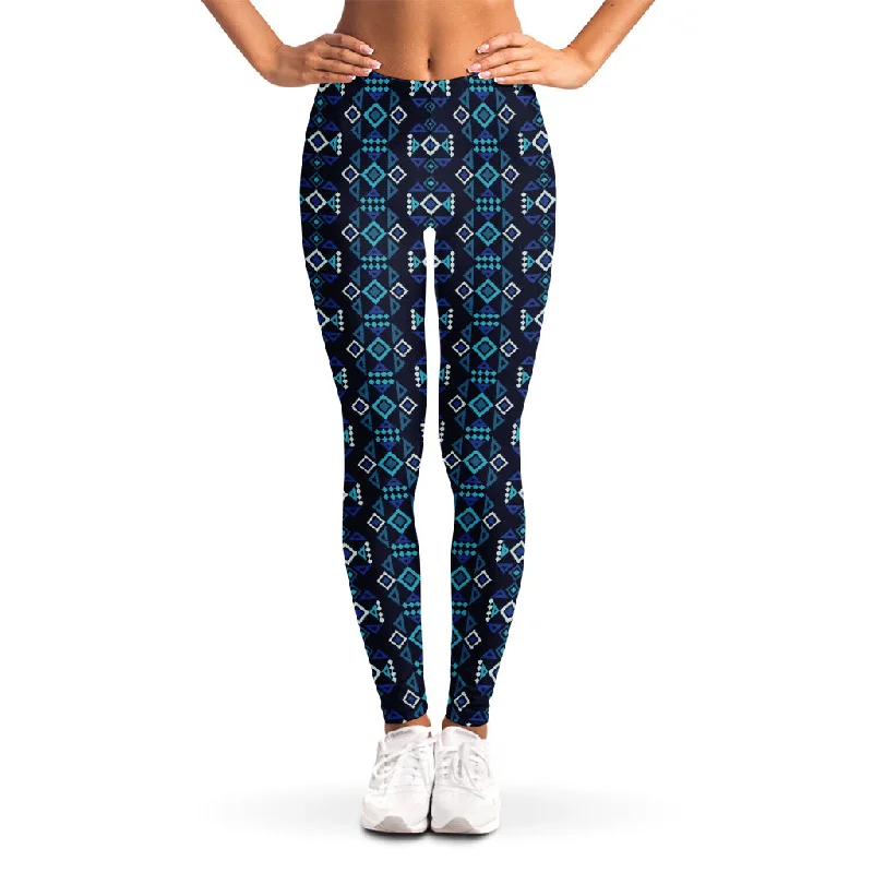 Native Ethnic Pattern Print Women's Leggings Comfortable Printed Workout Leggings