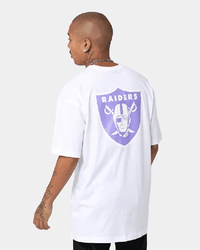 New Era Las Vegas Raiders UV Activated Oversized T-Shirt White Basic T-Shirt Crew Neck Short Sleeve