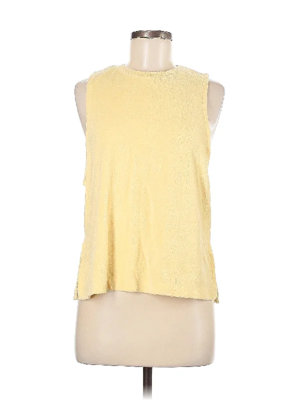 Sleeveless T Shirt Hooded Caped Shawl Collar