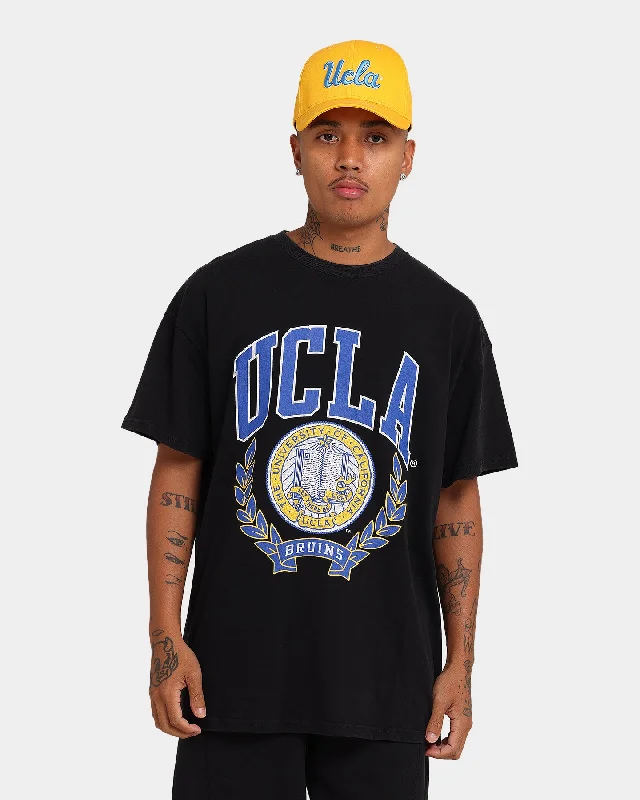 UCLA UCLA Multi Shield T-Shirt Washed Black Fitted T-Shirt Seamless Stretchy