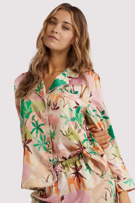 Alja Horvat Recycled Abstract Shirt Rayon Velvet Corduroy