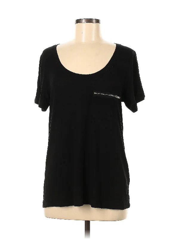 Short Sleeve T Shirt Fitted T-Shirt Seamless Stretchy