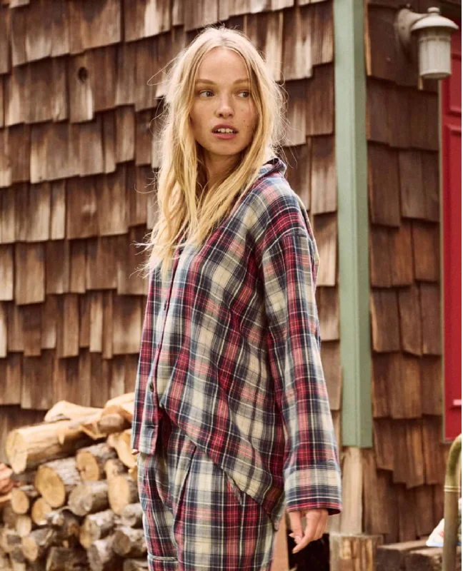 the great christmas pajama shirt in blueridge plaid Mesh Canvas Denim