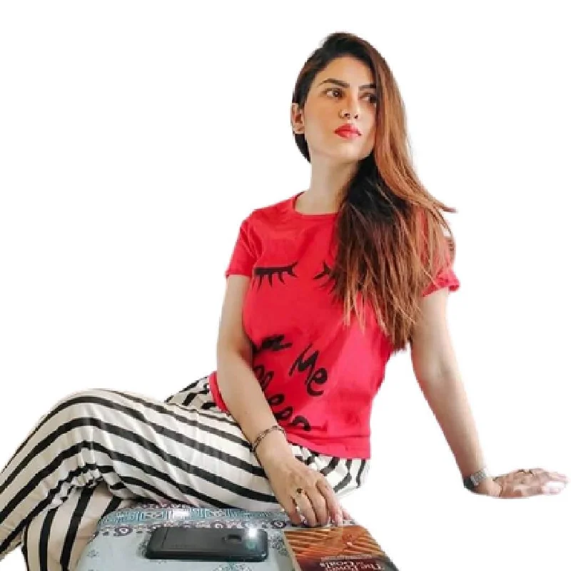 Women T Shirt Pajama Set Women Pajama Set Nightwear Easy Sleepwear & Loungewear Spandex Blend Rayon Blend Denim Blend Women T Shirt Pajama Set Women Pajama Set Nightwear Easy Sleepwear & Loungewear Spandex Blend Rayon Blend Denim Blend